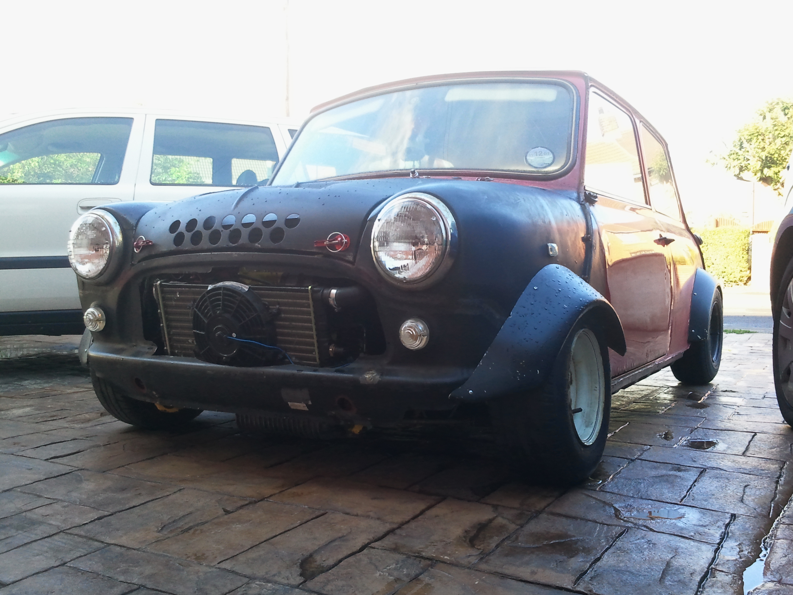 classic mini vented bonnet
